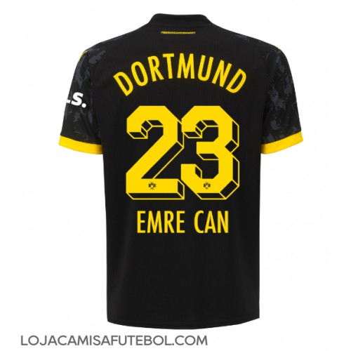 Camisa de Futebol Borussia Dortmund Emre Can #23 Equipamento Secundário 2023-24 Manga Curta